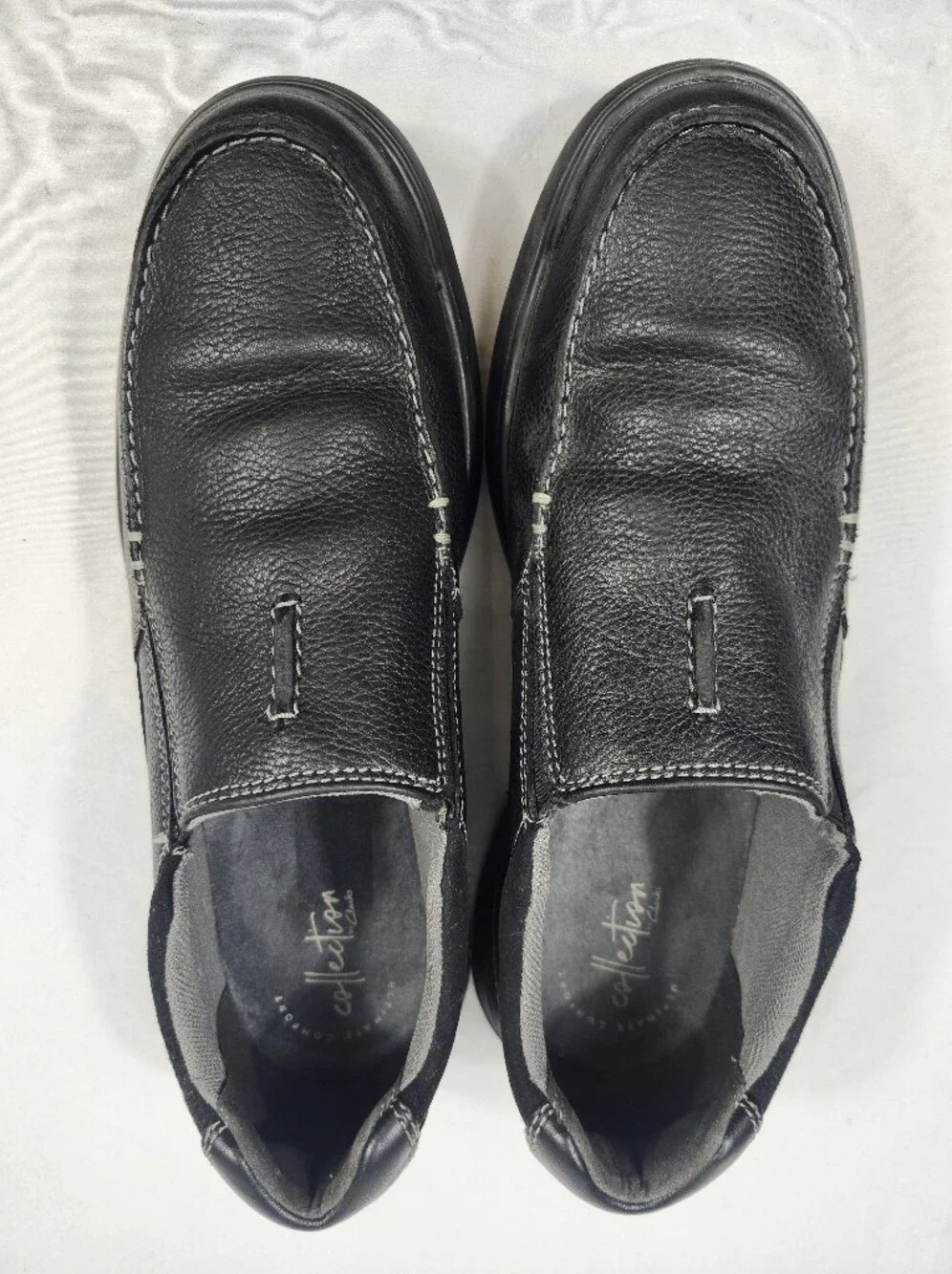 Clarks smooth black